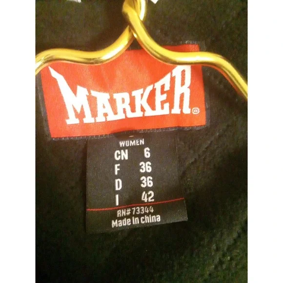 Marker Women White Colorblock Insulated Thermolite Ski Jacket‎ Size 6